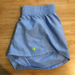 Baby Blue Champion Athletic Shorts!